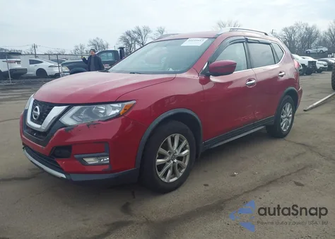2017 Nissan Rogue Sv из США, поврежденный, VIN JN8AT2MT0HW393104